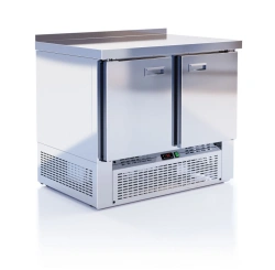 Aspera Dynamic Cooling Refrigerator Table with 2 Doors