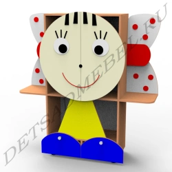 Deer Girl Toy Storage Cabinet with Shelves