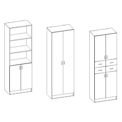 Educational Material Storage Cabinet - LDP Base