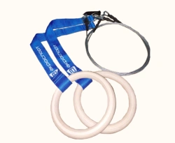 Gymnastics Rings with Suspension