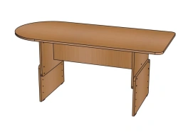 Semi-Oval Table for Preschool Activities - Model SD31