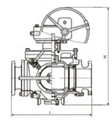 Flanged Ball Valve KSH DN 50-800 PN 1.6-16 MPa