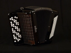 2-Voice Accordion AKKO 'Vitya' - 5 Rows, Bass and Treble Selection