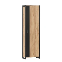 Single-Door Cabinet in Golden Oak/Black - Techno LD.678320.000