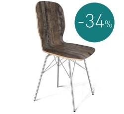 Curved Plywood Seat Chair with CPL Coating - Sheffilton SHT-ST15-2/S62