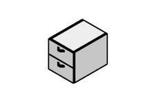 Office Wooden Box Furniture Set "Air Zone