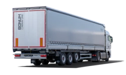 BONUM 928010 Semi-Trailer with Metal Platform and Tent