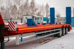 Sliding or Fixed Semi-Trailer SAV 93183E with Tent Frame