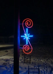 Decorative LED Console Light "Galactica" - Outdoor Fixture with Brackets (220V, 24V, 12V Modifications)