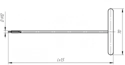 Screw Head Milling Tool for Stable Functional Osteosynthesis, Art. 311.010