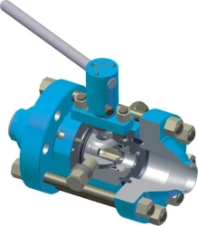 Ball Throttle Valve (KShD) for Fluid Regulation