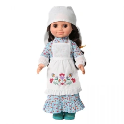 Plastic Doll Girl in Tatar Costume with Sound, V3907/o
