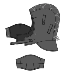 Fire-Resistant Helmet Liner for Arc Flash and Cold Protection, Model ENERGO TЗПШ-4