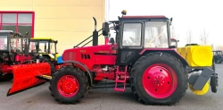 UDKM-8 Road and Municipal Maintenance Machine on Belarus 1221.3 Tractor with Universal Blade