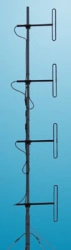 D4 VHF Dipole Antenna with 4 Loop Vibrators and TK-54V Combiner