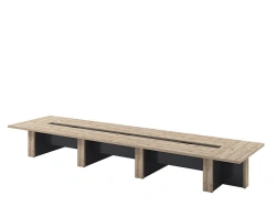 Conference Table with Chipboard Supports for Offices