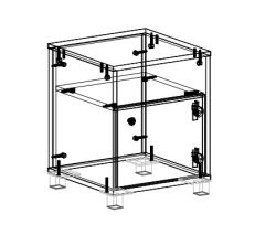 Wooden Nightstand for Bedroom