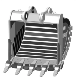 Heavy-Duty Rock Bucket RDX-113.26d-18WC9(5)WS-NF