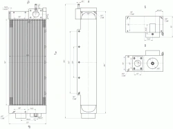 Water Radiator BR-11 1301 100 for Engine Cooling