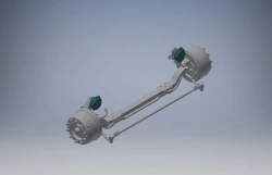 Front Axle with Cam Brakes 111.3000012-50-3A