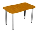 Metal Frame MDF Table 1300x700x750 mm