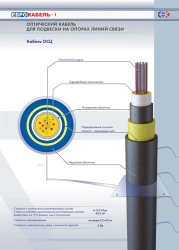 Optical Cable OSC for Communication Lines and Power Transmission
