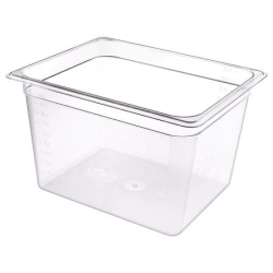 Transparent Polycarbonate Gastro Container 1/2 H-200