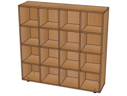 16-Cell Pot Rack for Preschools / Model SJ03