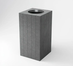 Textured Eco Urn with Lid
