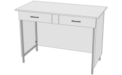 Laboratory Table with Scratch-Resistant Surface SL Model
