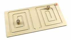 Rectangular Hemisphere Board with Stylus and Wooden Sticks