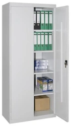 Metal Storage Cabinet Praktik 11/07 with 4 Shelves