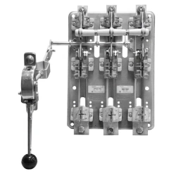 Open Type RPS 4/1 Switch with Offset Drive and Fuses