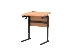 Adjustable Single Student Desk with Tilted Surface, Model SURN-2