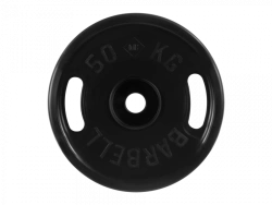 Rubber Coated Weight Plate "Euro-Classic" with Handles, 50 kg