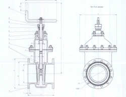 Bronze Wedge Gate Valve DN 125 PN 0.6 MPa IYUKL.491655.014