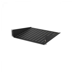 Front Shelf 19 Inch, 2U, 300mm Deep, Black, TLK-SHFR-300-BK