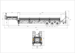 Semi-Trailer 98134V for Heavy Cargo Transportation