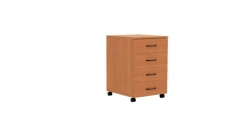 Office Storage Cabinet with 4 Drawers on Wheels - Vita-PK1