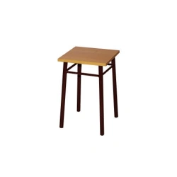 Sturdy Metal Frame Stool for Home and Office Use