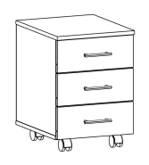 Nightstand with Custom Design and Modern Materials