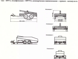 Mobile Launch Trailer for Drones - Model 8597y2