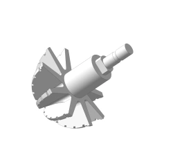 Hip Joint Prosthesis Milling Tool, Article 100.005.056