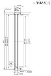 Axle Sleeve According to Design Documentation