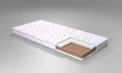 Dreamers Cartoon Mattress - Polycotton Fabric, Coconut, Elastic Bubble Foam
