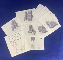 Instruction Cards for Unpainted Wooden Cubes Set #5