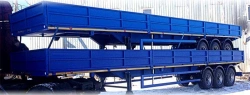 Truck Semi-Trailer 9319BR with Pneumatic or Spring-Balanced Suspension