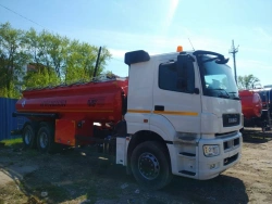 Food Liquid Transport Tank (AЦ) 9666E on KAMAZ 5325-G5