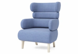 High Back Armchair for Home and Public Spaces - L21-1S2-2