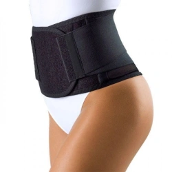 Semi-Rigid Orthopedic Support Corset for Lumbar and Sacral Areas